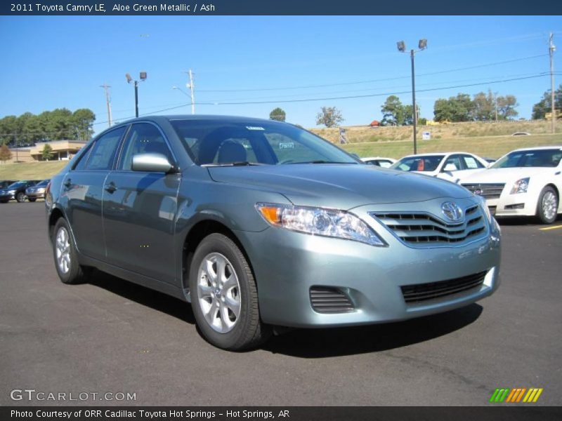 Aloe Green Metallic / Ash 2011 Toyota Camry LE