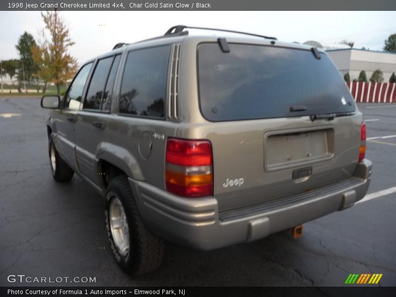 Char Gold Satin Glow / Black 1998 Jeep Grand Cherokee Limited 4x4