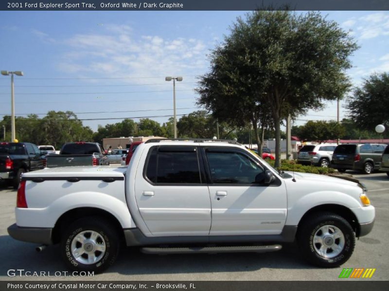 Oxford White / Dark Graphite 2001 Ford Explorer Sport Trac