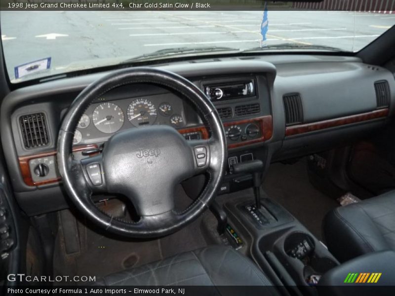 Char Gold Satin Glow / Black 1998 Jeep Grand Cherokee Limited 4x4