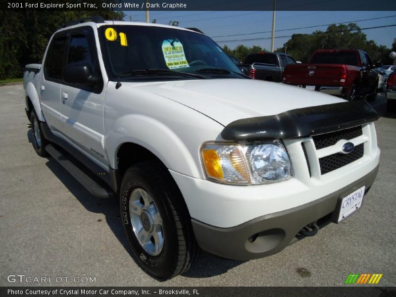 Oxford White / Dark Graphite 2001 Ford Explorer Sport Trac