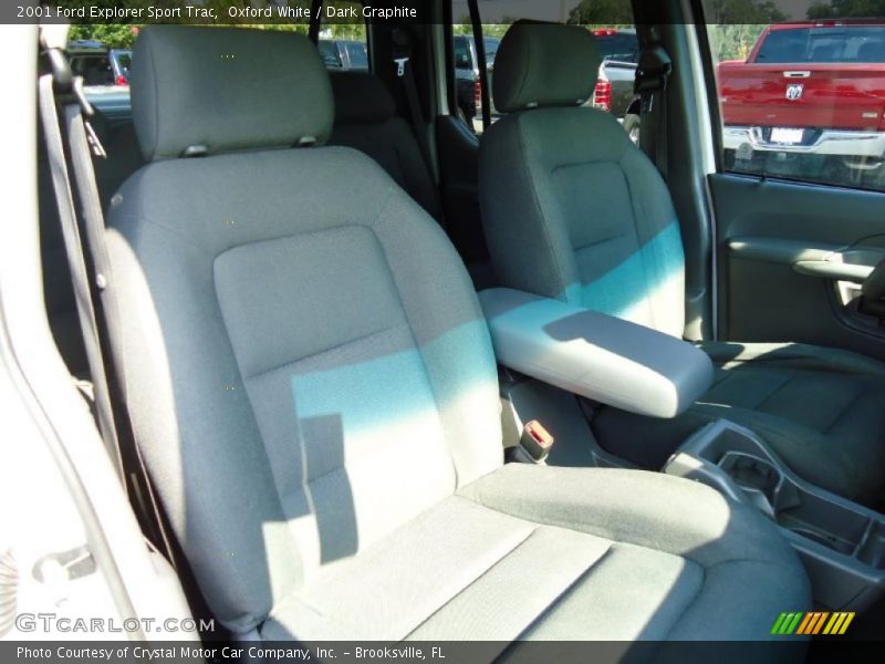 Oxford White / Dark Graphite 2001 Ford Explorer Sport Trac