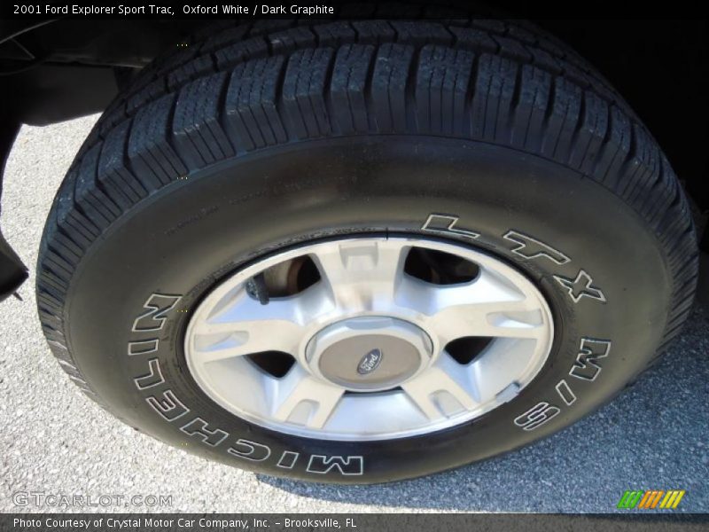 Oxford White / Dark Graphite 2001 Ford Explorer Sport Trac