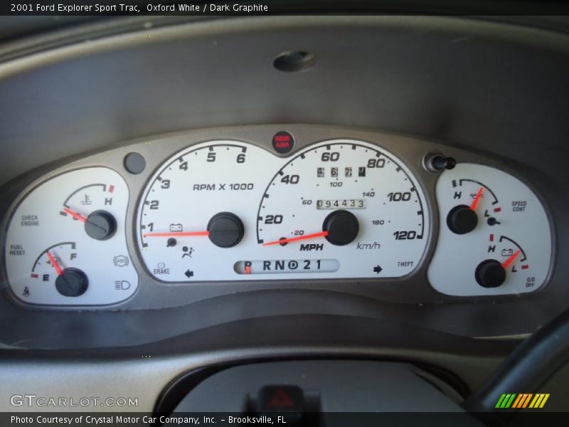  2001 Explorer Sport Trac   Gauges