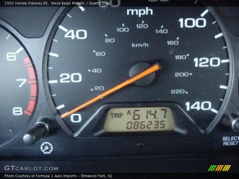 Mesa Beige Metallic / Quartz Gray 2002 Honda Odyssey EX