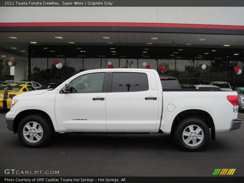 Super White / Graphite Gray 2011 Toyota Tundra CrewMax