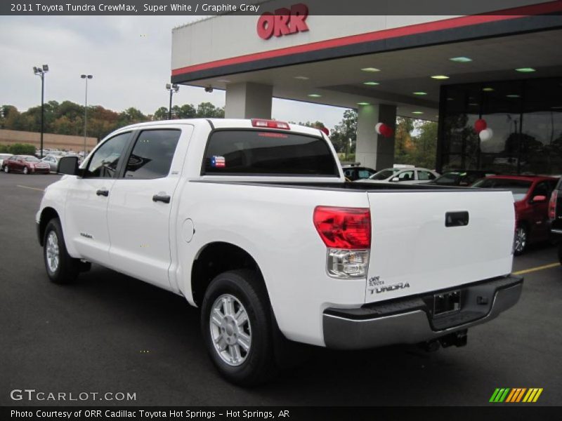 Super White / Graphite Gray 2011 Toyota Tundra CrewMax