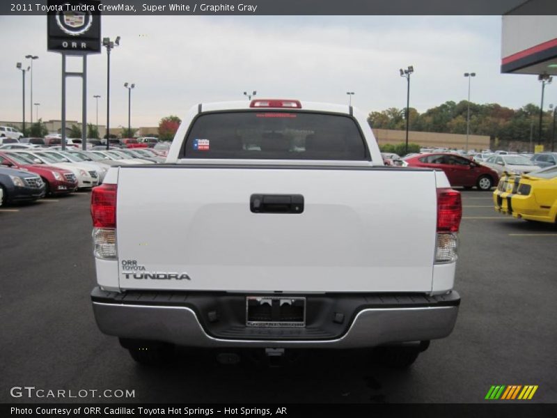 Super White / Graphite Gray 2011 Toyota Tundra CrewMax
