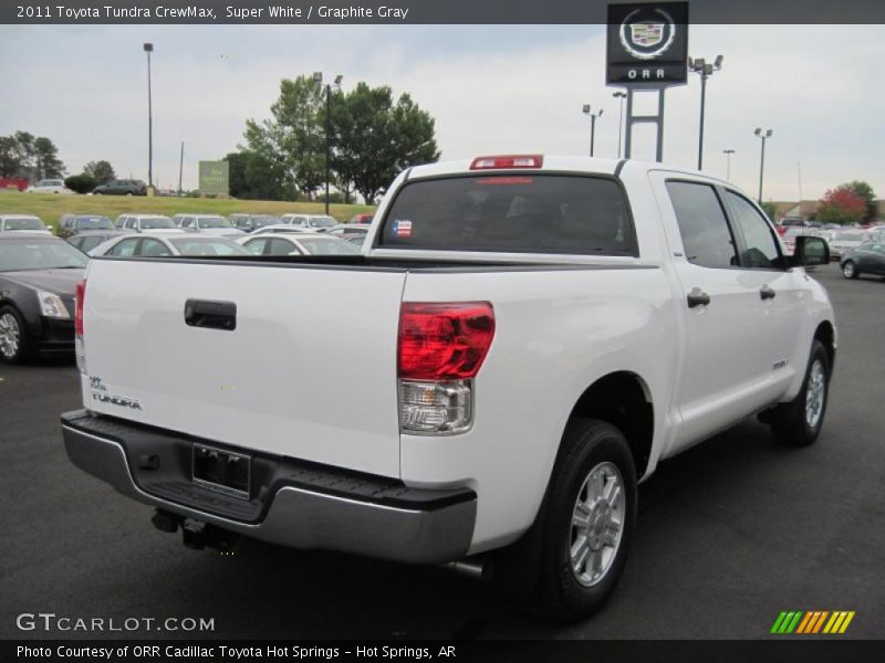 Super White / Graphite Gray 2011 Toyota Tundra CrewMax