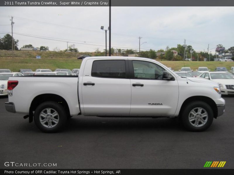 Super White / Graphite Gray 2011 Toyota Tundra CrewMax