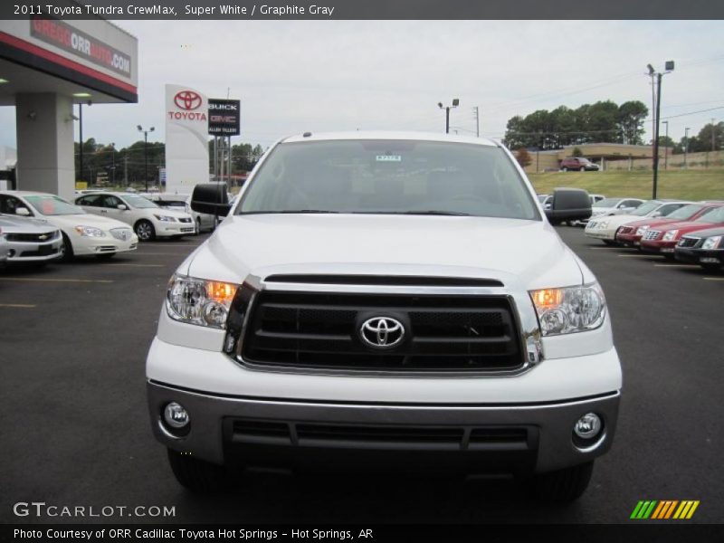 Super White / Graphite Gray 2011 Toyota Tundra CrewMax