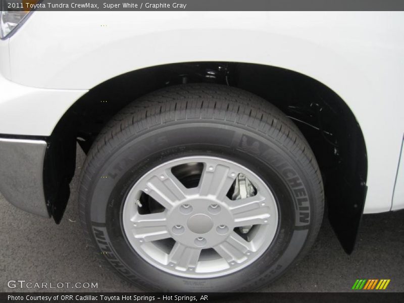 Super White / Graphite Gray 2011 Toyota Tundra CrewMax
