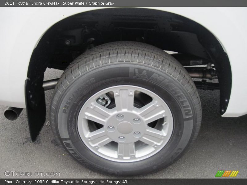Super White / Graphite Gray 2011 Toyota Tundra CrewMax