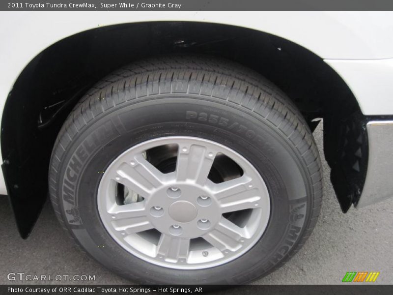 Super White / Graphite Gray 2011 Toyota Tundra CrewMax