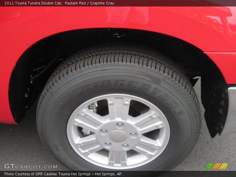 Radiant Red / Graphite Gray 2011 Toyota Tundra Double Cab