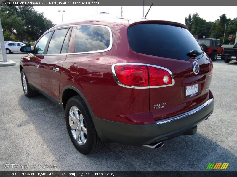 Red Jewel / Cashmere/Cocoa 2008 Buick Enclave CXL