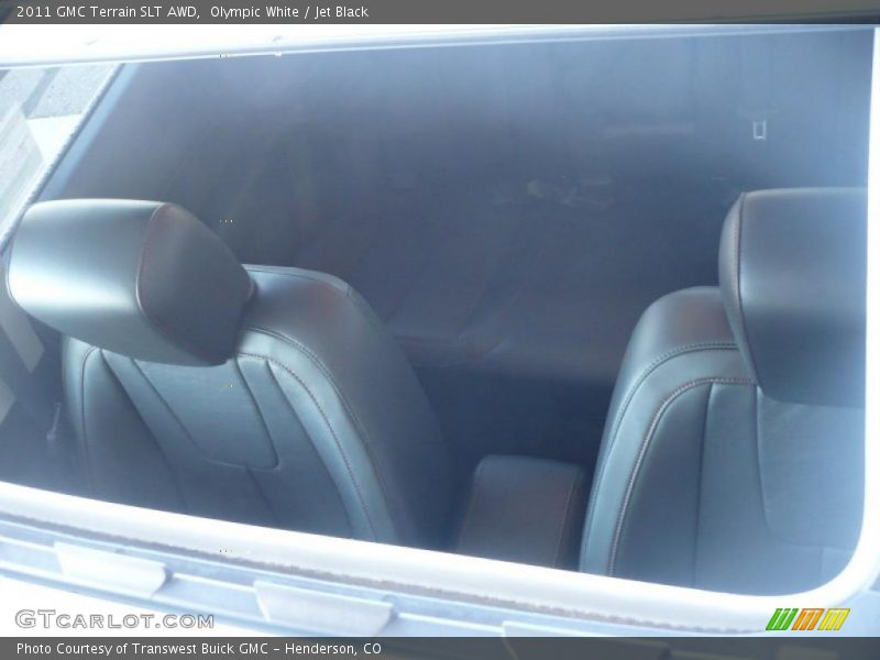 Olympic White / Jet Black 2011 GMC Terrain SLT AWD