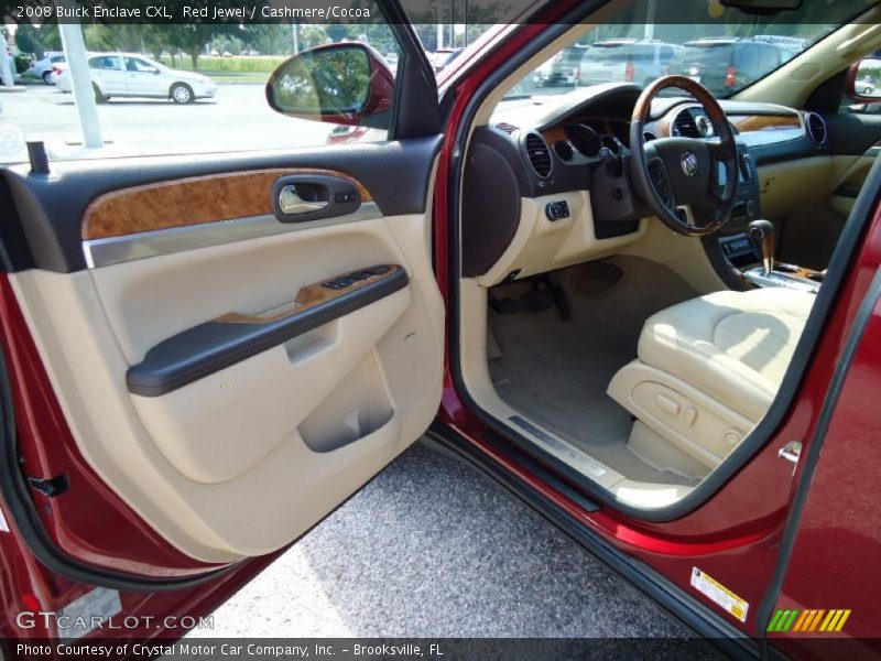 Red Jewel / Cashmere/Cocoa 2008 Buick Enclave CXL