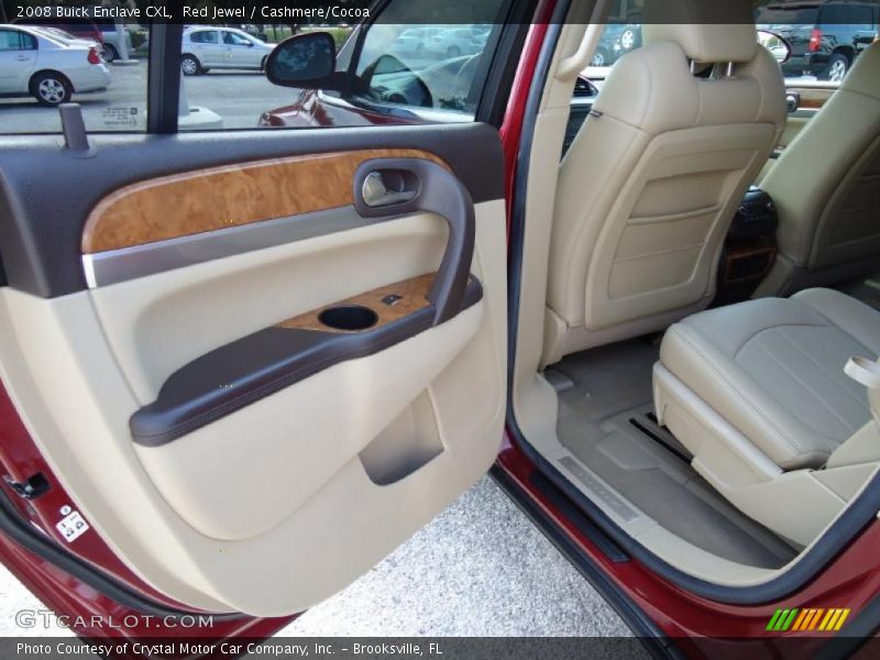 Red Jewel / Cashmere/Cocoa 2008 Buick Enclave CXL
