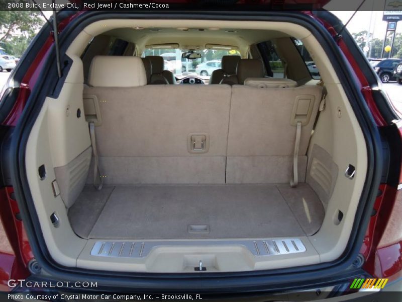 Red Jewel / Cashmere/Cocoa 2008 Buick Enclave CXL