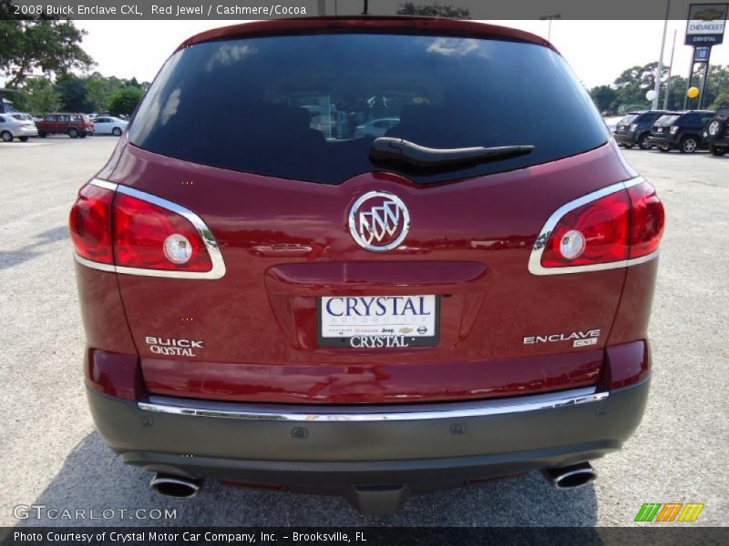 Red Jewel / Cashmere/Cocoa 2008 Buick Enclave CXL