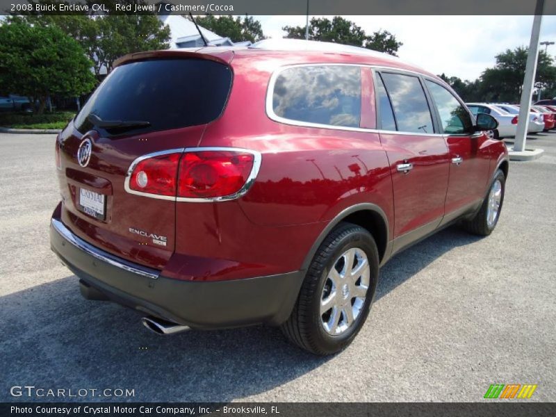 Red Jewel / Cashmere/Cocoa 2008 Buick Enclave CXL