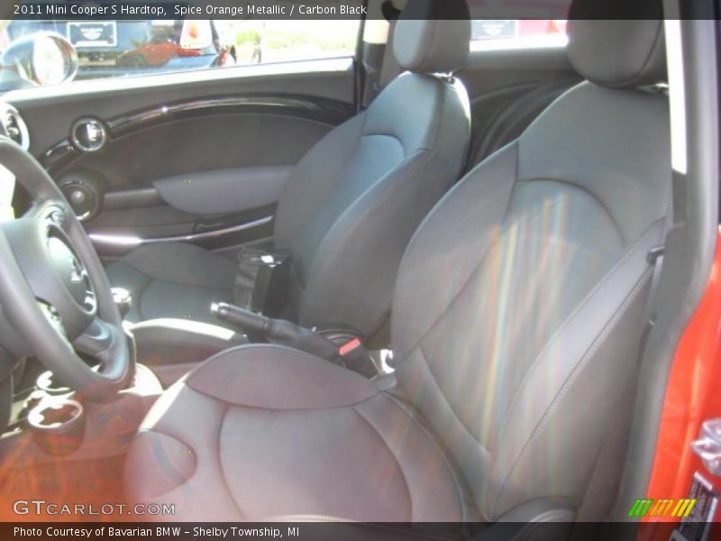 Spice Orange Metallic / Carbon Black 2011 Mini Cooper S Hardtop