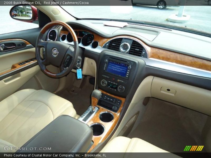 Red Jewel / Cashmere/Cocoa 2008 Buick Enclave CXL