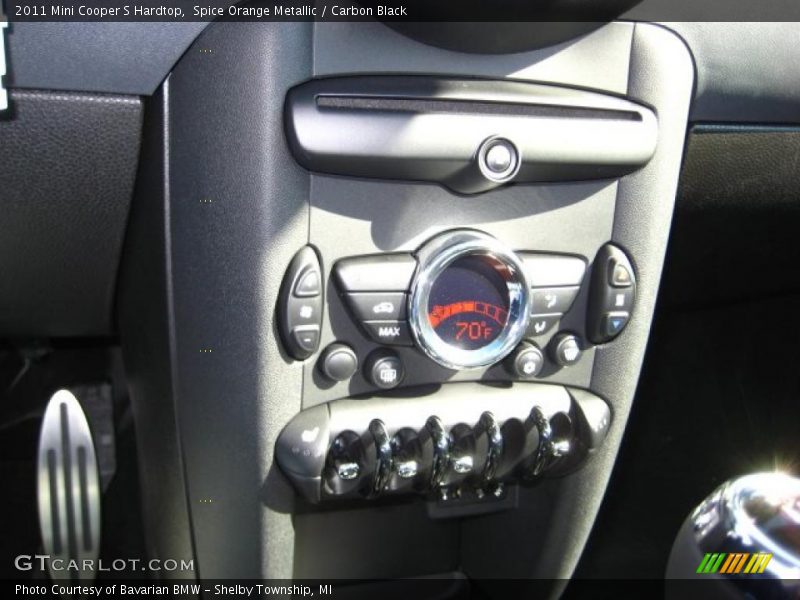 Spice Orange Metallic / Carbon Black 2011 Mini Cooper S Hardtop
