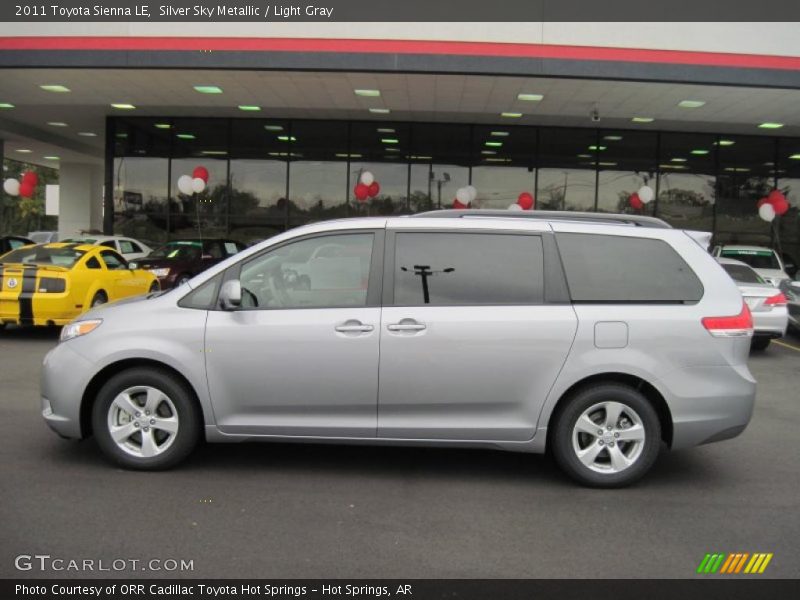 Silver Sky Metallic / Light Gray 2011 Toyota Sienna LE