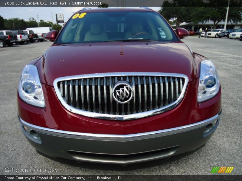 Red Jewel / Cashmere/Cocoa 2008 Buick Enclave CXL