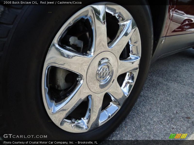 Red Jewel / Cashmere/Cocoa 2008 Buick Enclave CXL