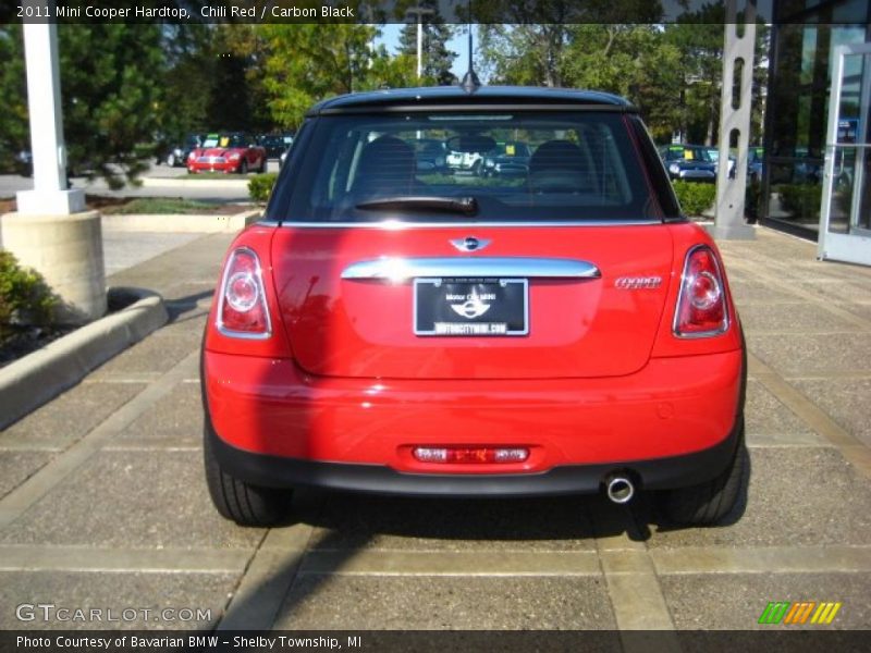 Chili Red / Carbon Black 2011 Mini Cooper Hardtop