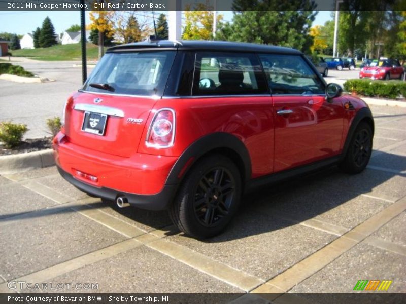 Chili Red / Carbon Black 2011 Mini Cooper Hardtop