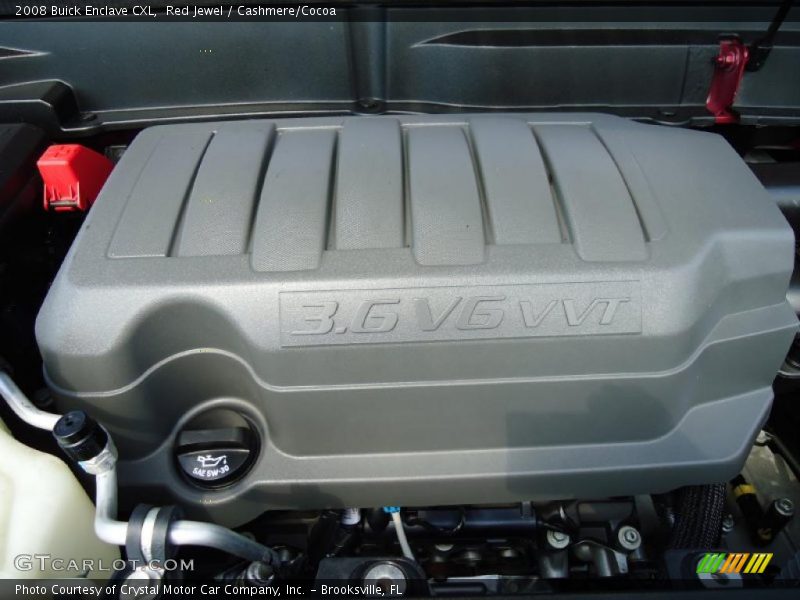 Red Jewel / Cashmere/Cocoa 2008 Buick Enclave CXL