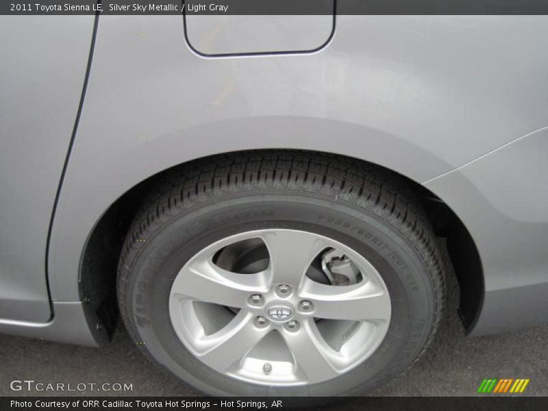 Silver Sky Metallic / Light Gray 2011 Toyota Sienna LE