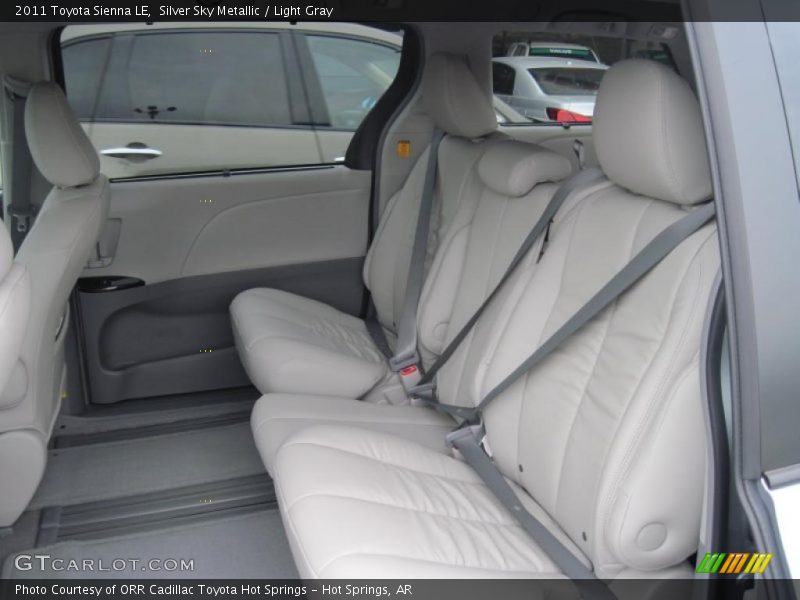 Silver Sky Metallic / Light Gray 2011 Toyota Sienna LE