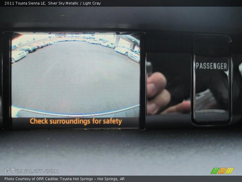 Silver Sky Metallic / Light Gray 2011 Toyota Sienna LE