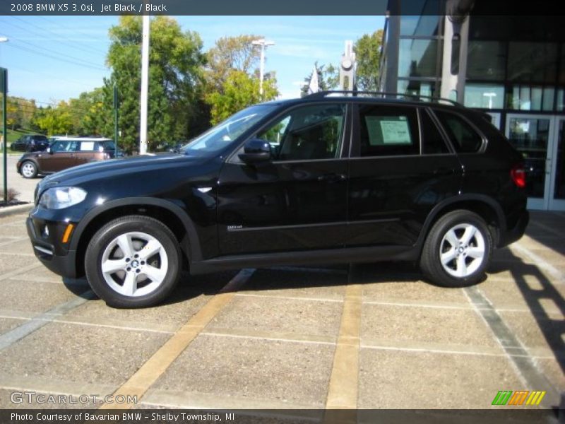 Jet Black / Black 2008 BMW X5 3.0si