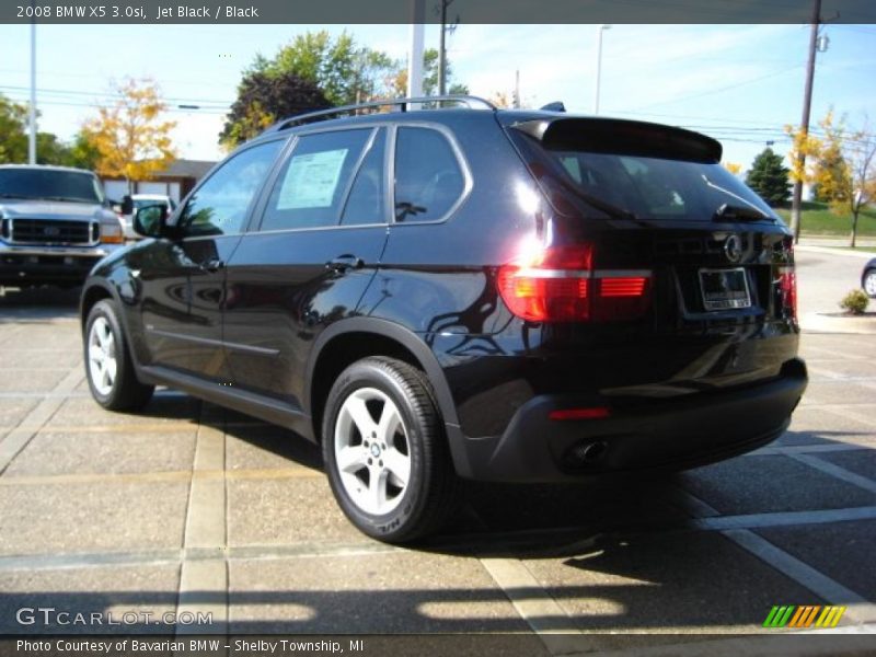 Jet Black / Black 2008 BMW X5 3.0si