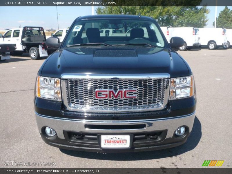 Onyx Black / Ebony 2011 GMC Sierra 1500 SLE Regular Cab 4x4