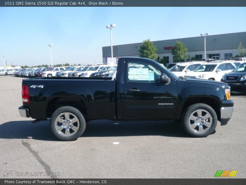Onyx Black / Ebony 2011 GMC Sierra 1500 SLE Regular Cab 4x4
