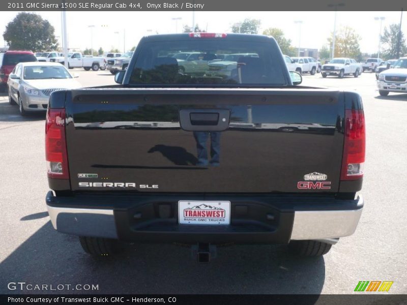 Onyx Black / Ebony 2011 GMC Sierra 1500 SLE Regular Cab 4x4