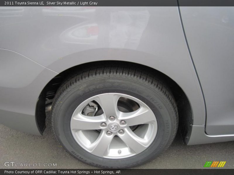 Silver Sky Metallic / Light Gray 2011 Toyota Sienna LE