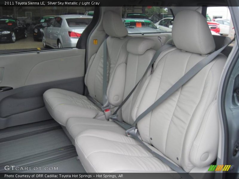 Silver Sky Metallic / Light Gray 2011 Toyota Sienna LE