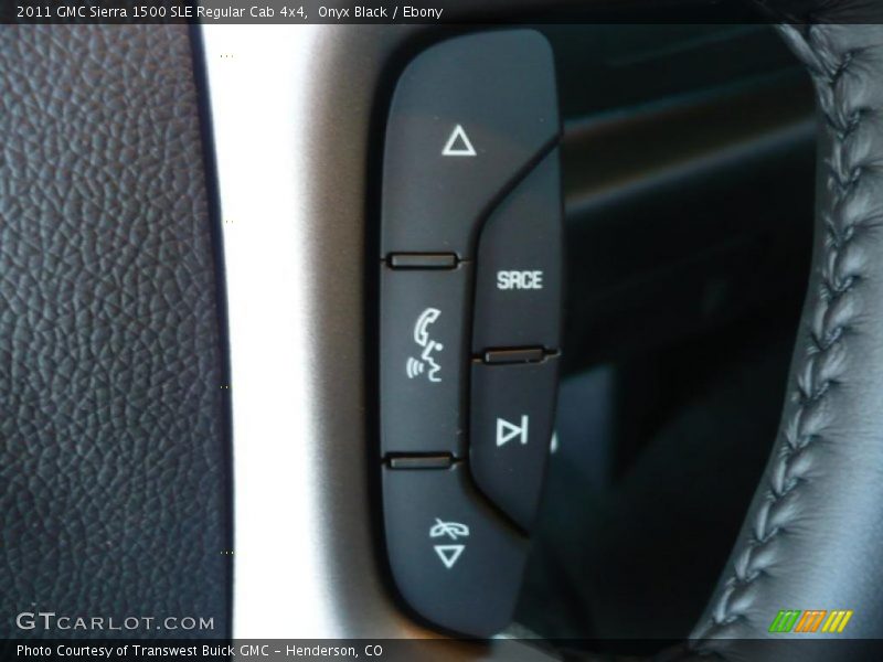 Onyx Black / Ebony 2011 GMC Sierra 1500 SLE Regular Cab 4x4