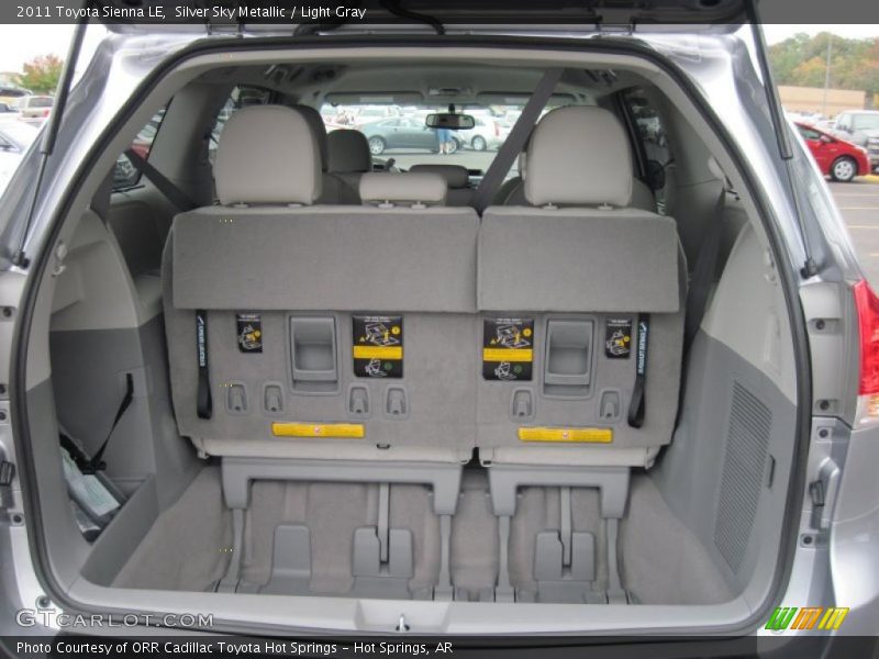Silver Sky Metallic / Light Gray 2011 Toyota Sienna LE