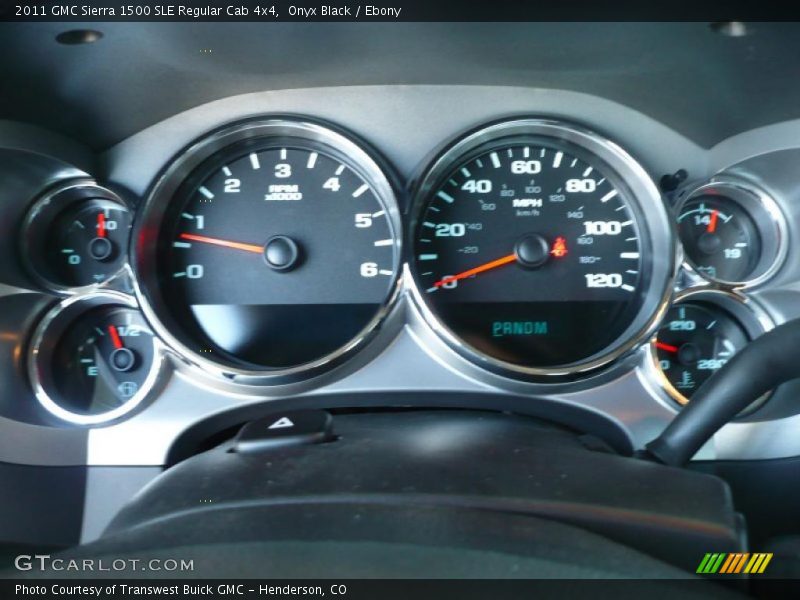  2011 Sierra 1500 SLE Regular Cab 4x4 SLE Regular Cab 4x4 Gauges