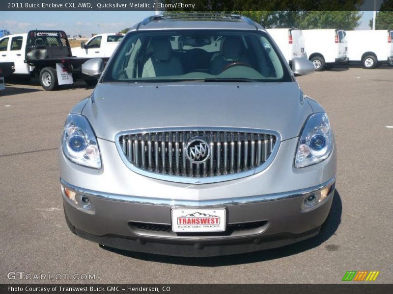 Quicksilver Metallic / Ebony/Ebony 2011 Buick Enclave CXL AWD
