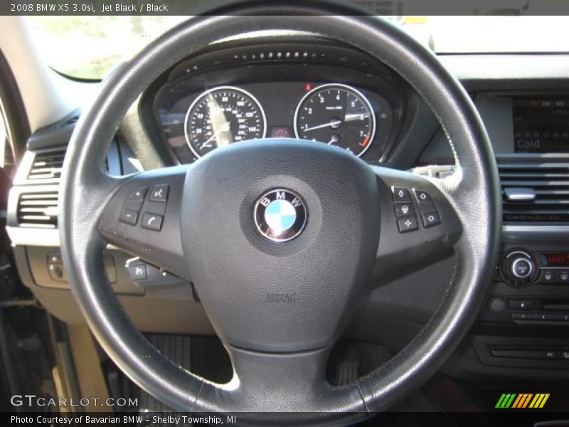 Jet Black / Black 2008 BMW X5 3.0si